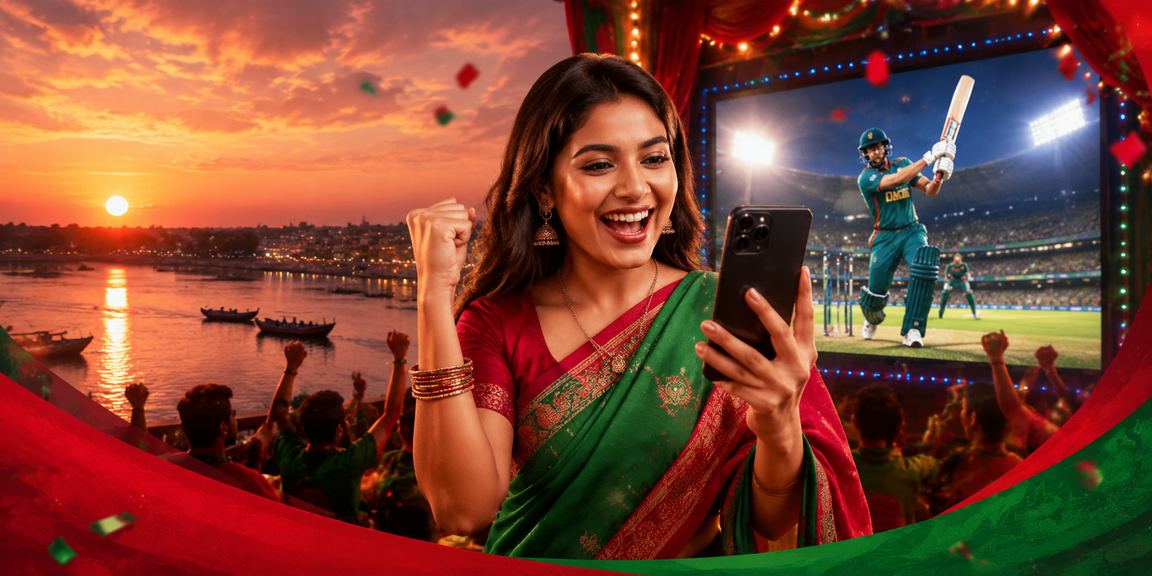বগুড়ায় লাল-সবুজ পতাকায় ক্রিকেট বেটিং ও মোবাইল পেমেন্ট দৃশ্য