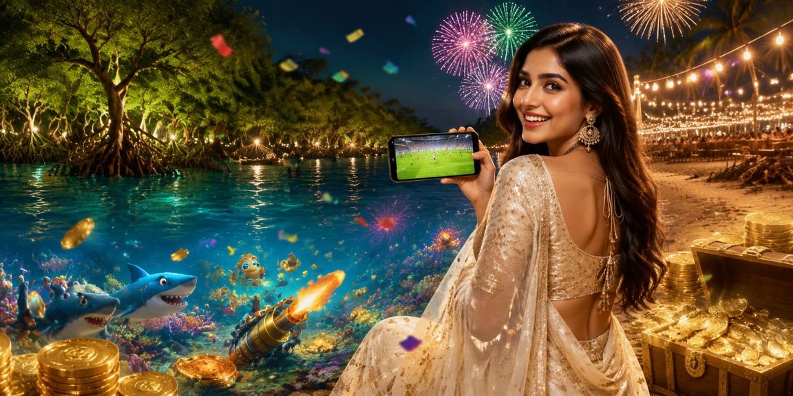 সিলেটে শাড়ি পরিহিতা নারীর ফিশিং গেম খেলার আনন্দময় সাহায্য কেন্দ্র অভিজ্ঞতা